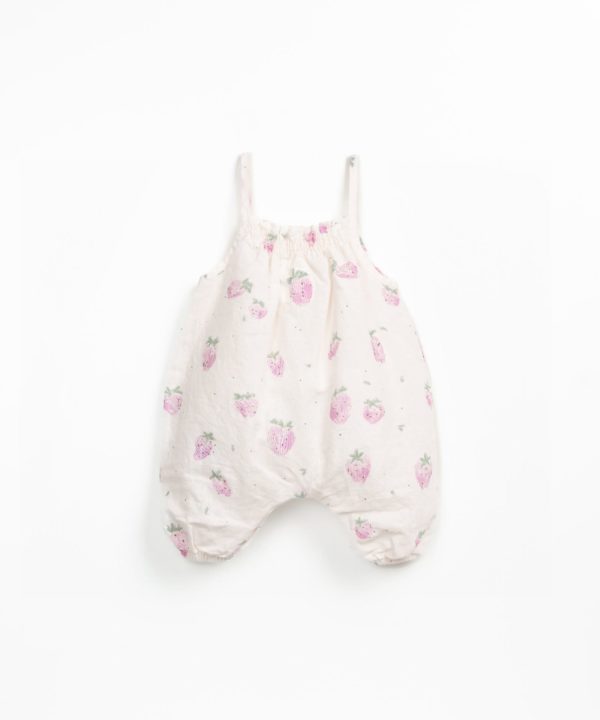 Printed rib onesie grés - Image 2