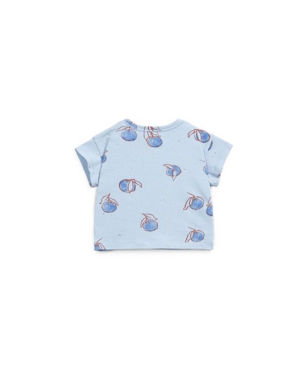 Knitted T-shirt with print - Image 2