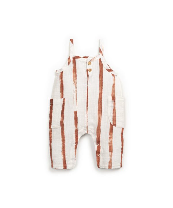 Printed woven jumpsuit