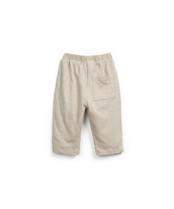 Trousers in a blend of organic cotton and linen - Image 2