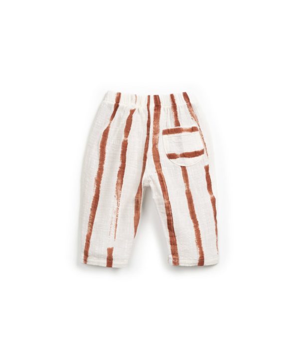 Printed fabric trousers - Image 2
