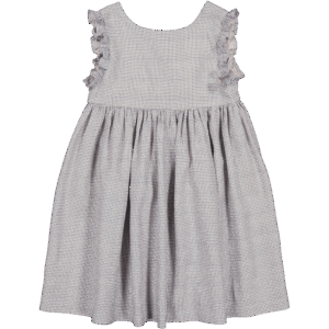 Darame linen dress Mini Check