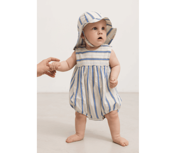 Roberto cotton stripes Romper - Image 2