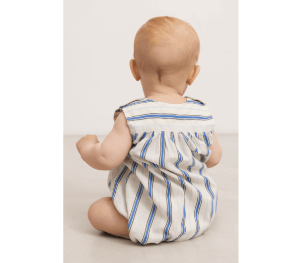 Roberto cotton stripes Romper - Image 3