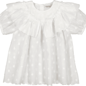 Delsa B Dobby Dots baby dress