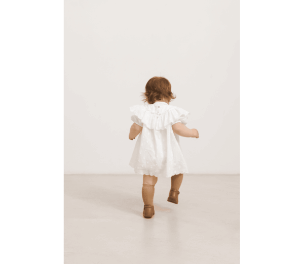 Delsa B Dobby Dots baby dress - Image 3