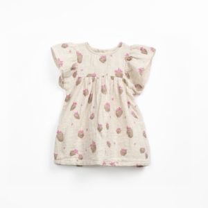 Printed rib onesie