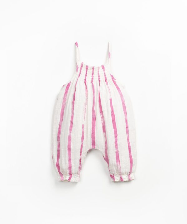 Printed rib onesie