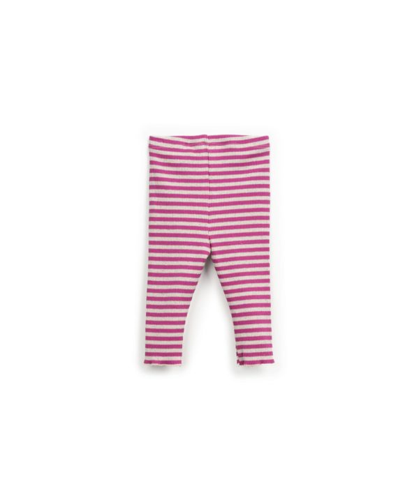 Ribbed striped leggings - Image 2