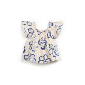 Printed woven tunic