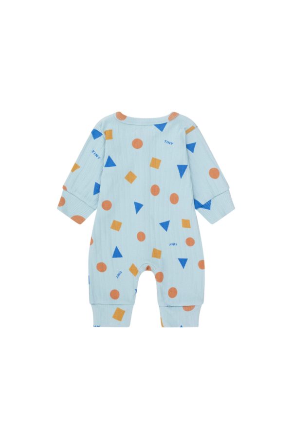 Geometric one-piece warm blue - Image 2