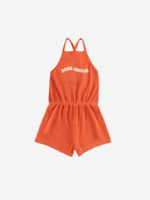 Bobo Choses Wavy terry cloth playsuit