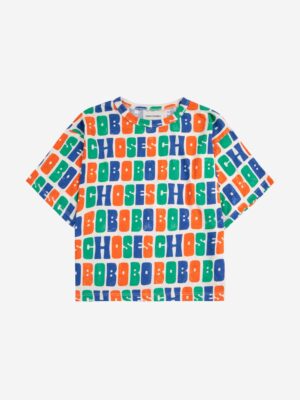 T-shirt Bobo Choses multicolore con stampa all-over