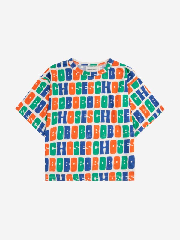 Multicolor Bobo Choses all over T-shirt
