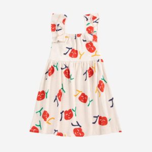 Smiling all over ruffle dress