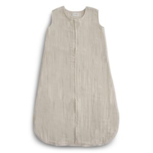 Organic cotton Muslin Sleep Bag Fog 0-6 Months