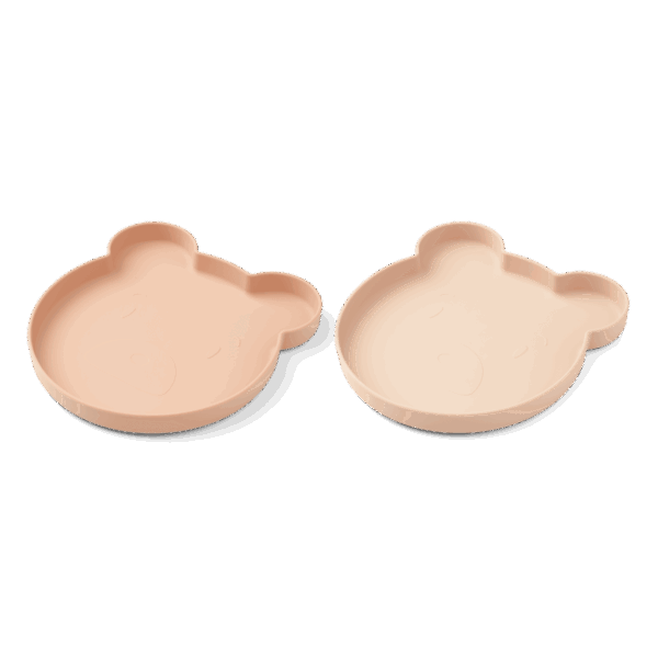 Marty plate 2-pack Mr bear
