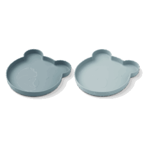 Marty plate 2-pack Mr bear