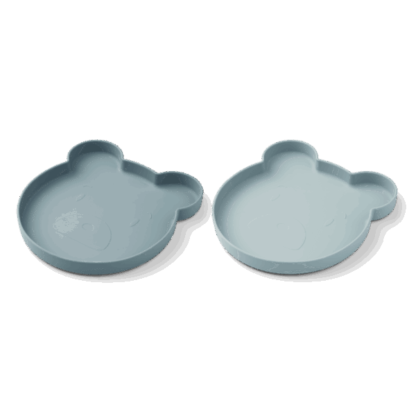 Marty plate 2-pack Mr bear