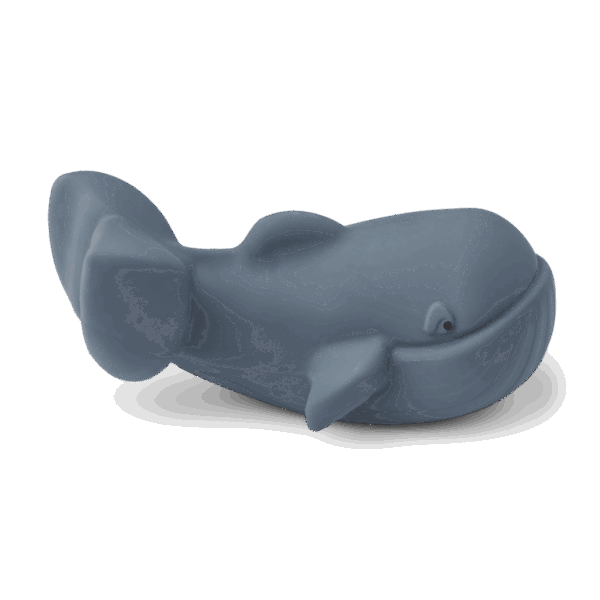 Yrsa Whale Bath Toy Whale blue