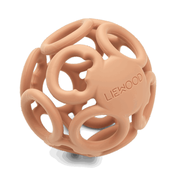 Jasmin teether ball Tuscany rose