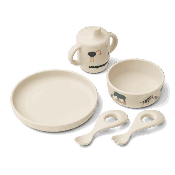 Ryle Printed Tableware Set All together