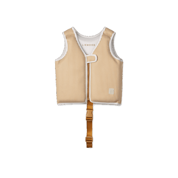Dove Swim Vest Stripe Sandy golden caramel