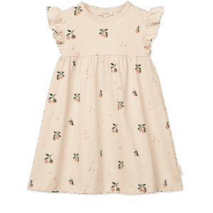 Neveah Printed Dress Peach