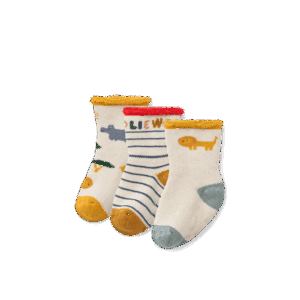 Silas Socks 3-Pack Safari Sandy Mix