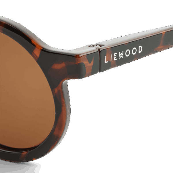 Darla Sunglasses 4-10 years Dark Tortoise Shiny - Image 3