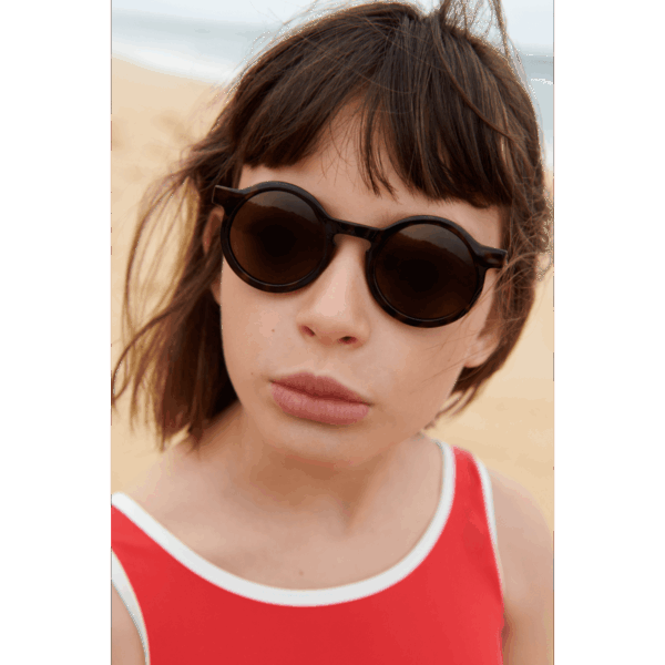 Darla Sunglasses 4-10 years Dark Tortoise Shiny - Image 4