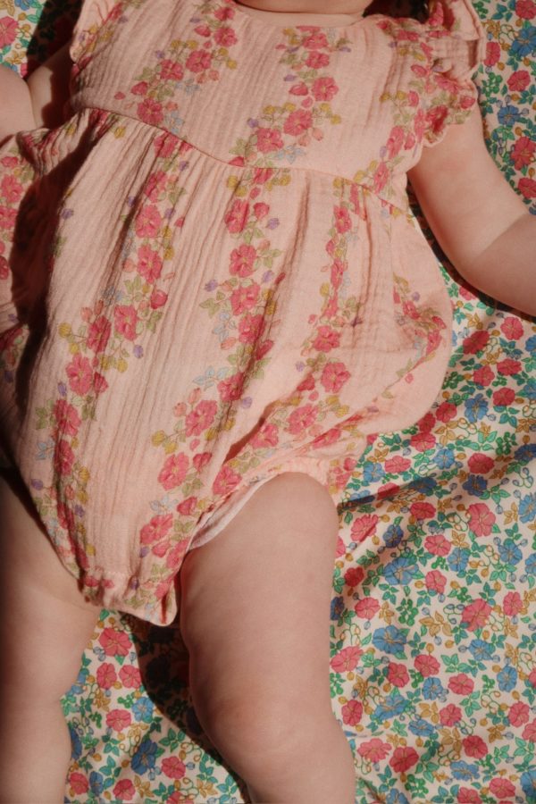 Coco frill romper gots floria pink - Image 5