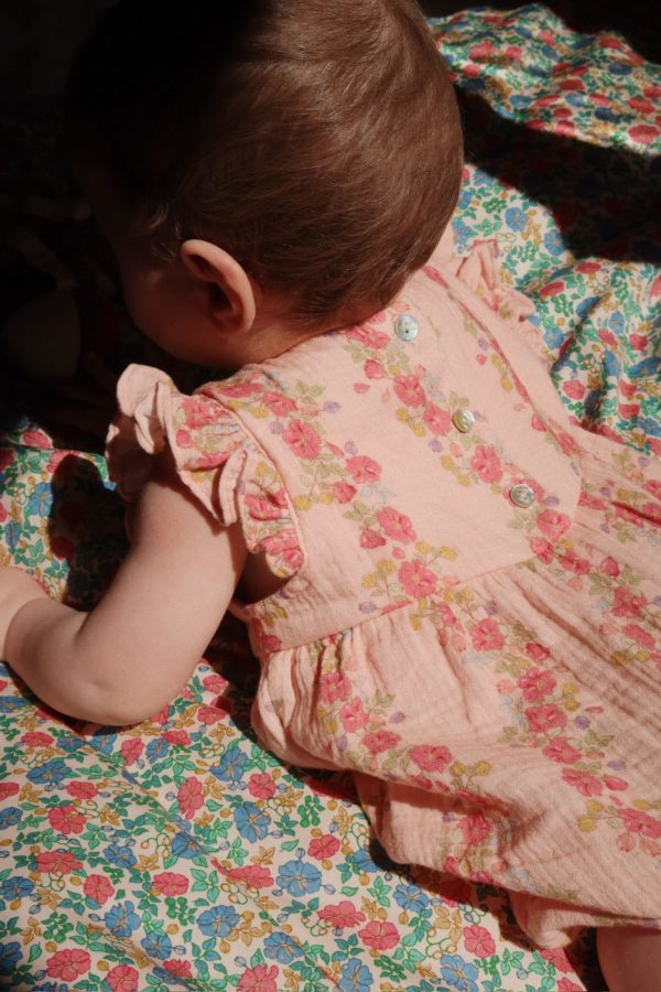 Coco frill romper gots floria pink - Image 4