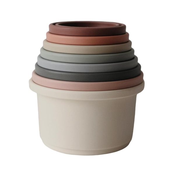 Mushie Stacking Cups Orginal - Image 3