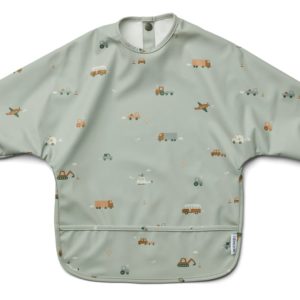 Merle Printed Cape Bib Vehicles