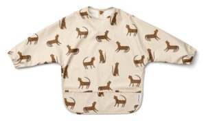 Merle printed cape bib leopard sandy