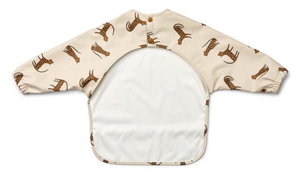Merle printed cape bib leopard sandy - Image 2