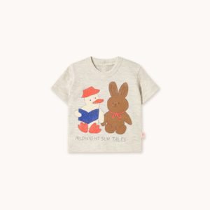 Readers graphic baby tee *cream heather*