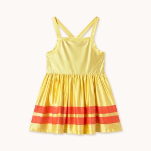 Swim Stripes Dress *yellow gold*