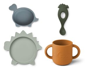 Liewood Vivi Silicone Set Dino blue multi mix