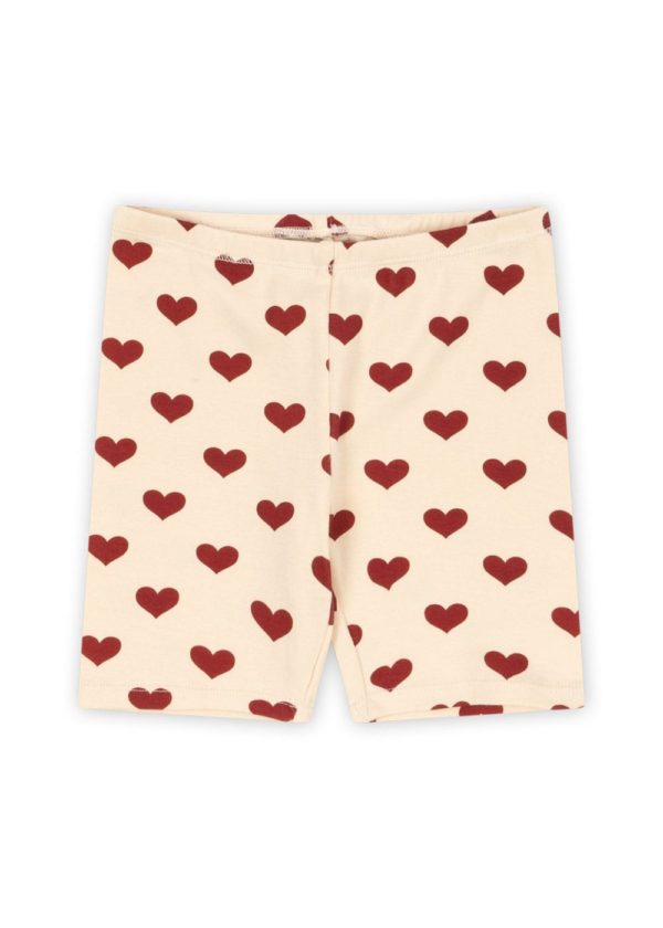Classic short legging gots amour rouge