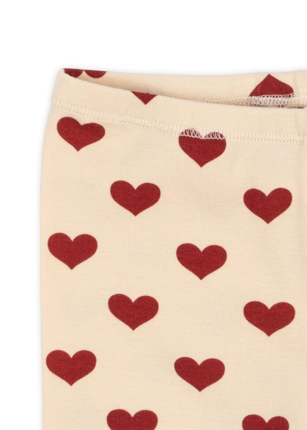 Classic short legging gots amour rouge - Image 2