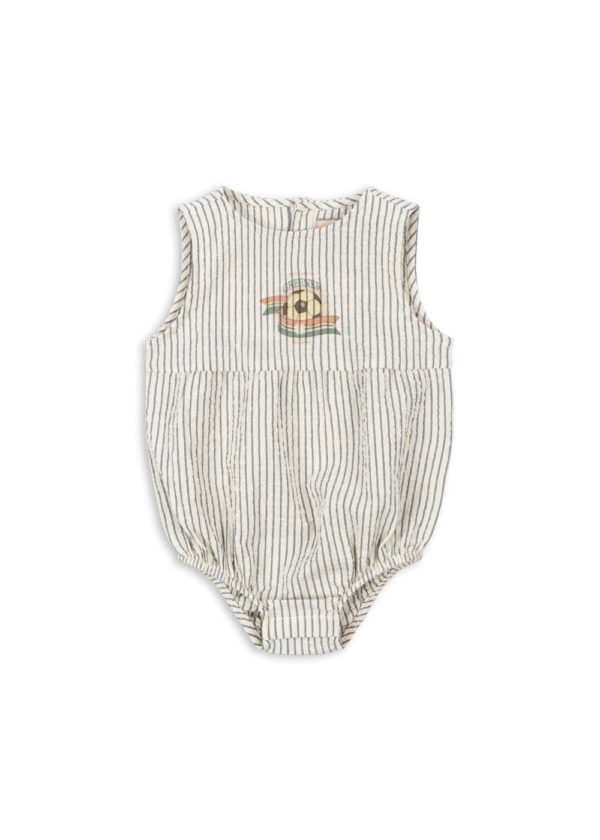 Elliot romper gots stripe bluie