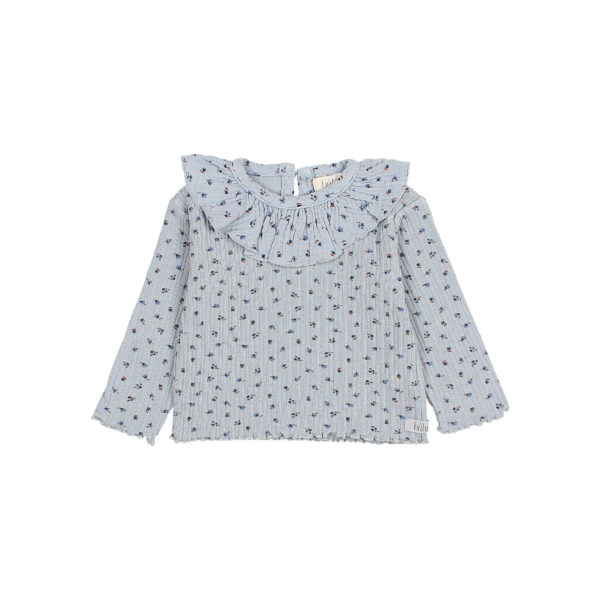 Fall Rib T-Shirt  Soft Blue