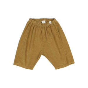 Soft Velour Pants Ocre