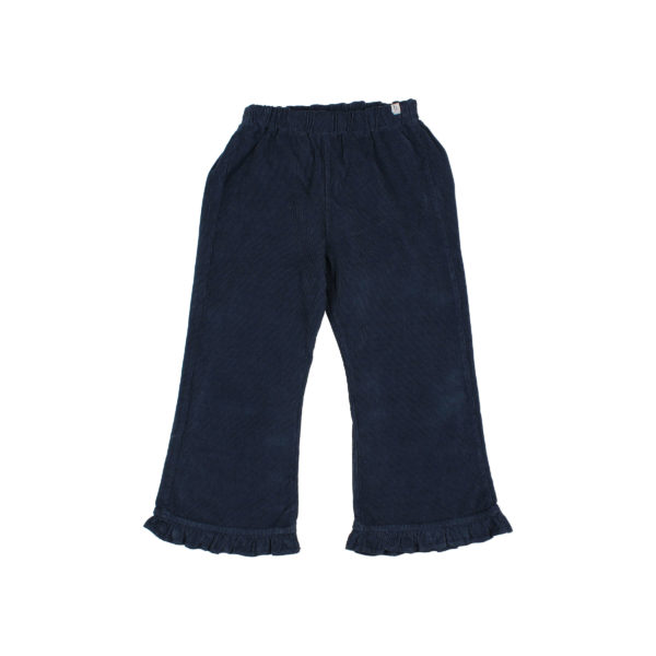 Velour Girly Pants Navy