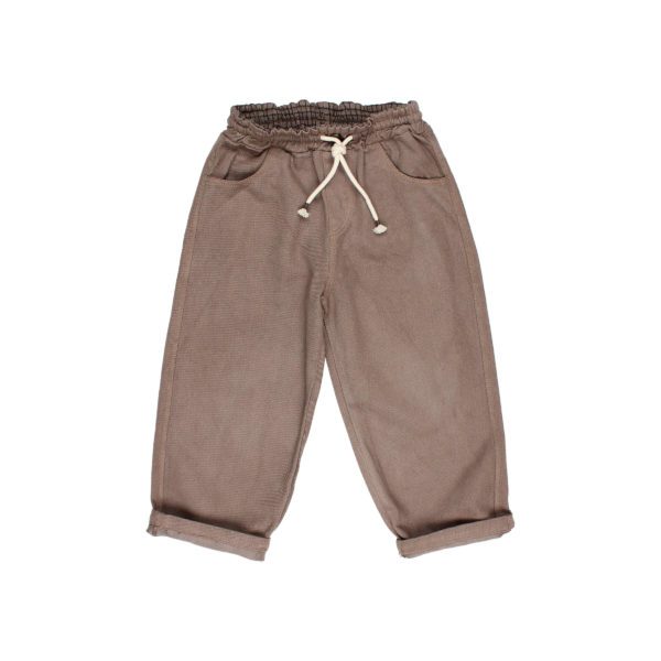 Twill Pants Taupe - Image 3