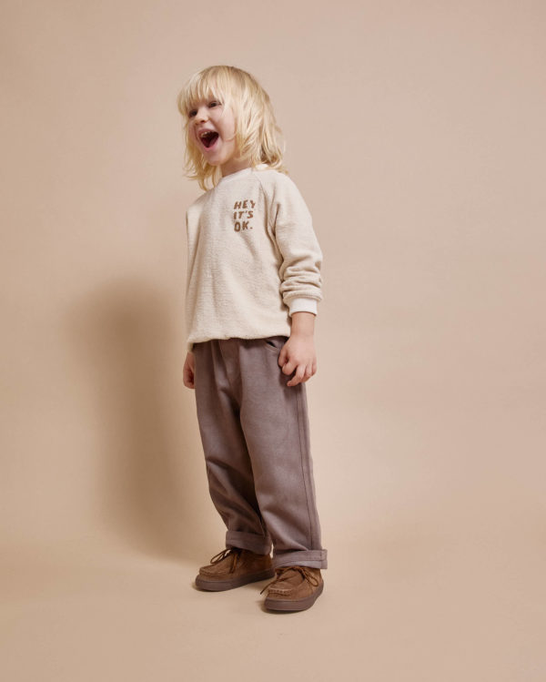 Twill Pants Taupe - Image 4