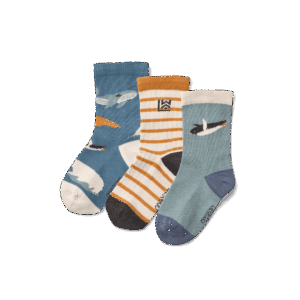Silas Socks 3-Pack Arctic Sea /  Ocean view