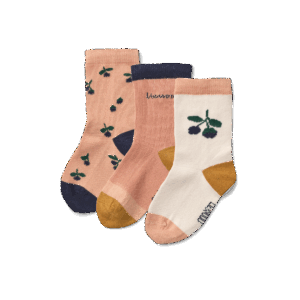 Silas Socks 3-Pack Berry / Pale Tuscany